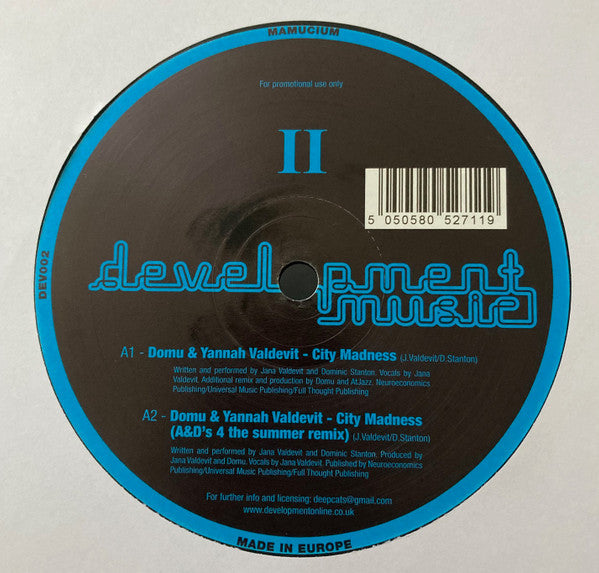 Domu - City Madness / Info People