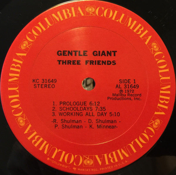 Gentle Giant - Three Friends