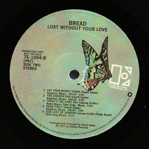 Bread - Lost Without Your Love