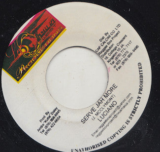 Luciano (2) - Serve Jah More / Getting Rough