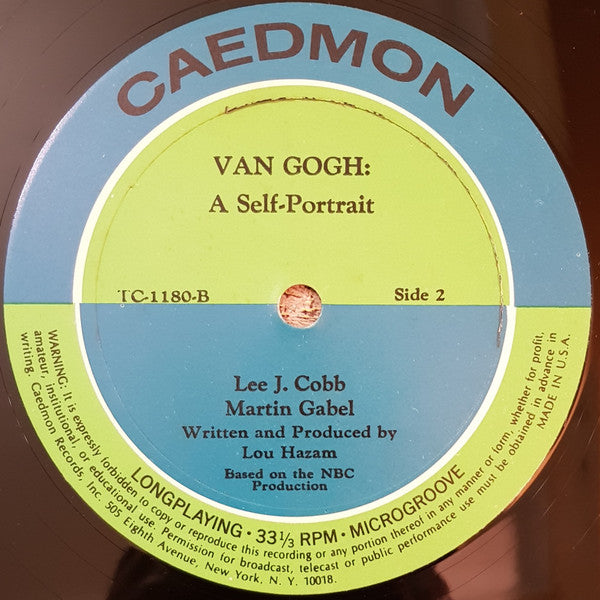 Lee J. Cobb - Van Gogh: A Self-Portrait