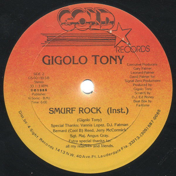 Gigolo Tony - Smurf Rock