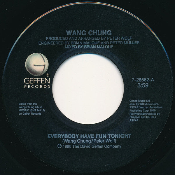 Wang Chung - Everybody Have Fun Tonight