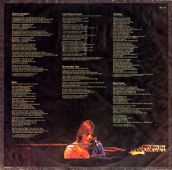Jackson Browne - Running On Empty