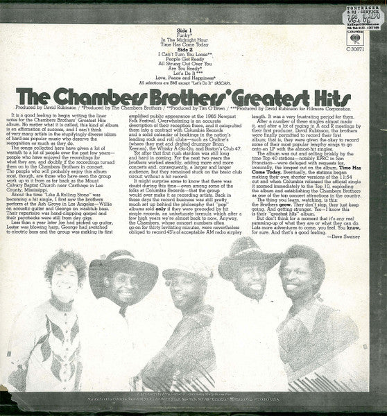 The Chambers Brothers' Greatest Hits