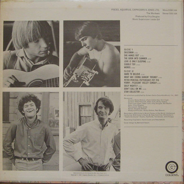 The Monkees - Pisces, Aquarius, Capricorn & Jones Ltd.