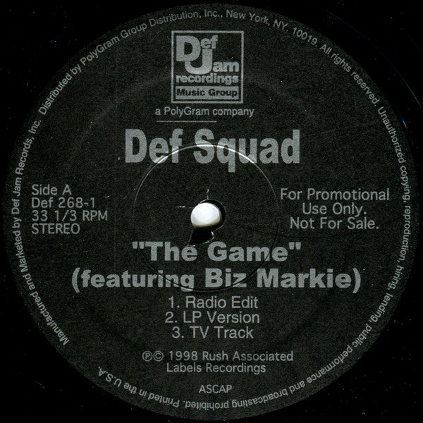 Def Squad - Countdown / The Game