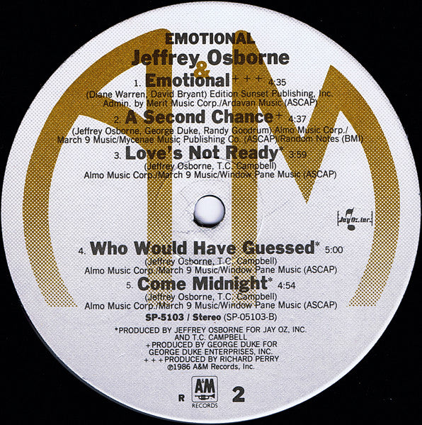 Jeffrey Osborne - Emotional
