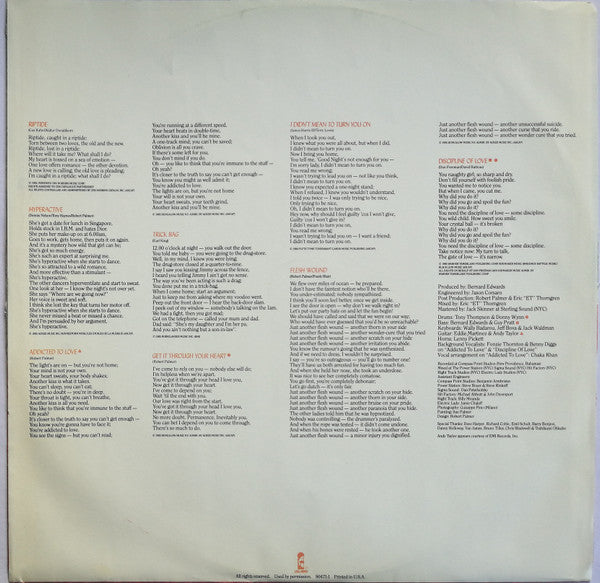 Robert Palmer - Riptide
