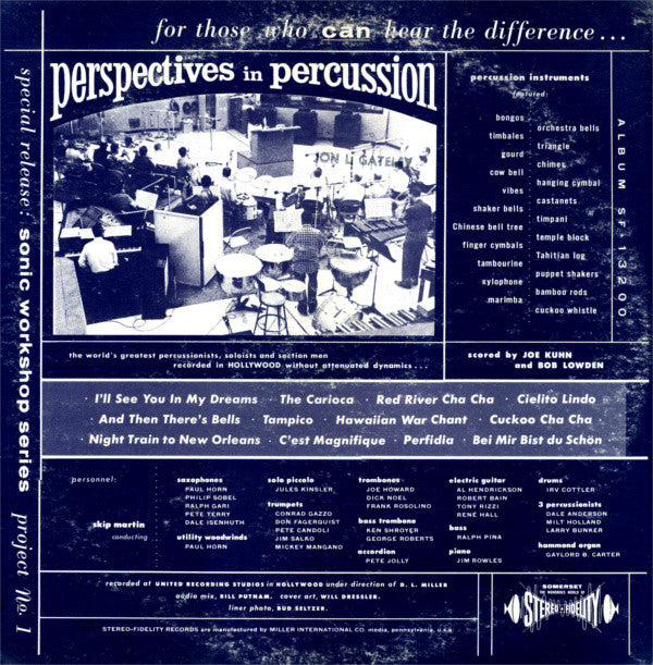 Perspectives In Percussion: Volume 1