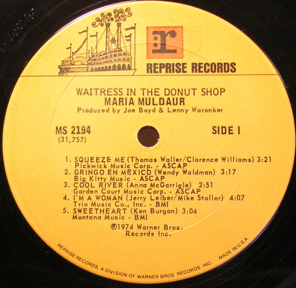 Maria Muldaur - Waitress In A Donut Shop