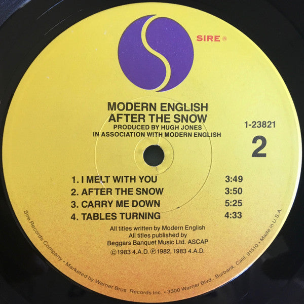 Modern English - After The Snow