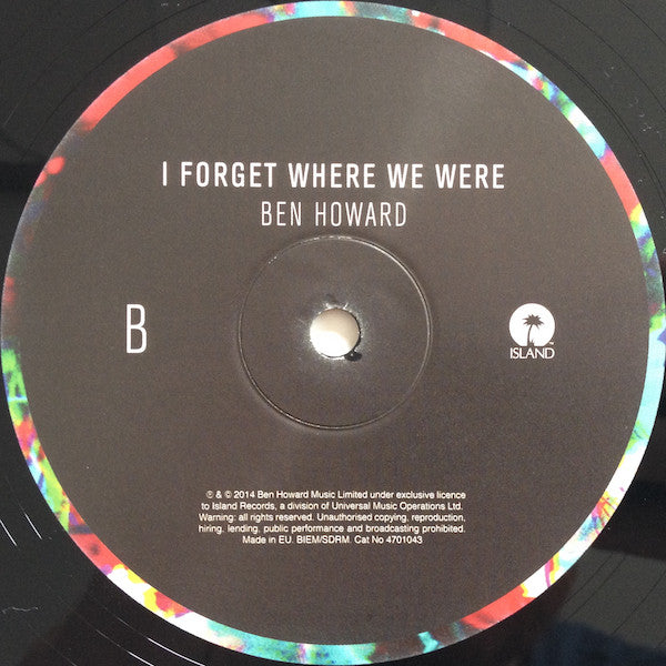 Ben Howard (2) - I Forget Where We Were