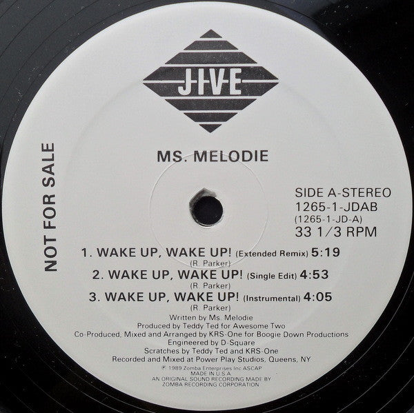 Ms. Melodie - Wake Up, Wake Up! / Live On Stage