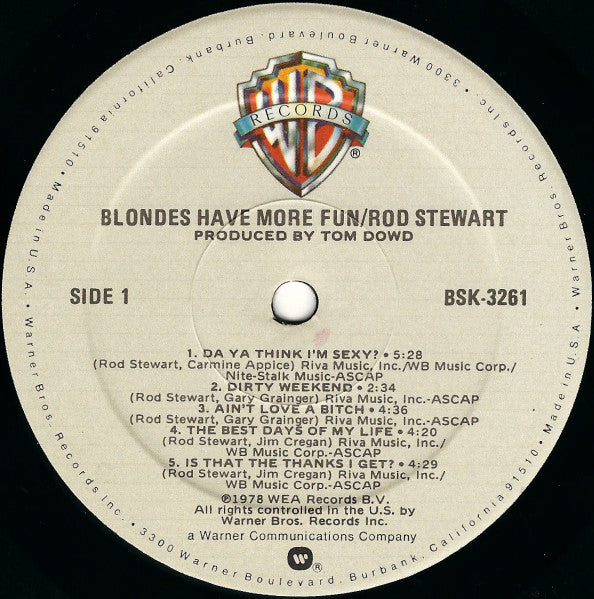 Rod Stewart - Blondes Have More Fun