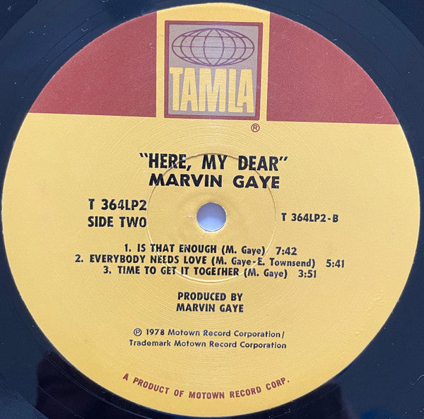 Marvin Gaye - Here, My Dear