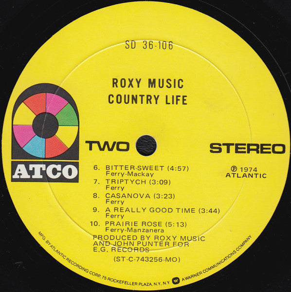 Roxy Music - Country Life