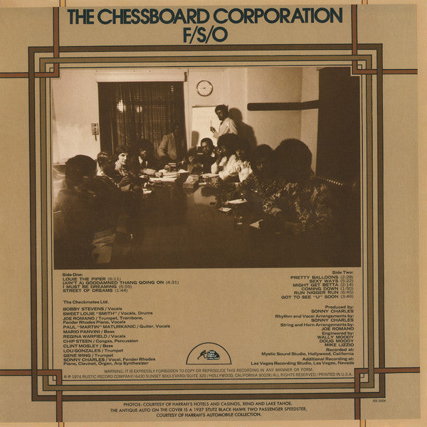 The Checkmates Ltd. - F/S/O