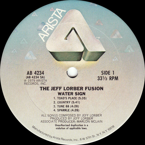 The Jeff Lorber Fusion - Water Sign