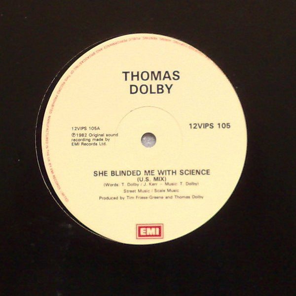 Thomas Dolby - She Blinded Me With Science