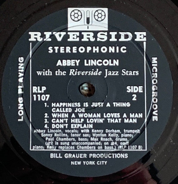 Abbey Lincoln (w/ Sonny Rollins, Kenny Dorham, Wynton Kelly, Paul Chambers) - That's Him (1st Press, Deep Groove, 1958)