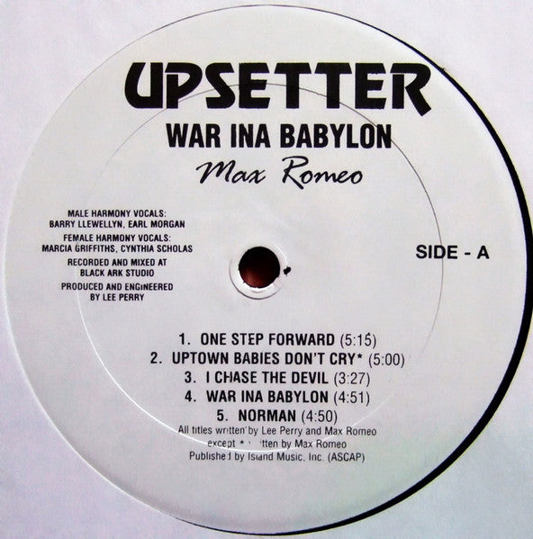 Max Romeo - War Ina Babylon