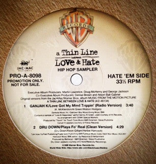 A Thin Line Between Love & Hate - Hip Hop Sampler
