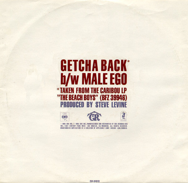 The Beach Boys - Getcha Back