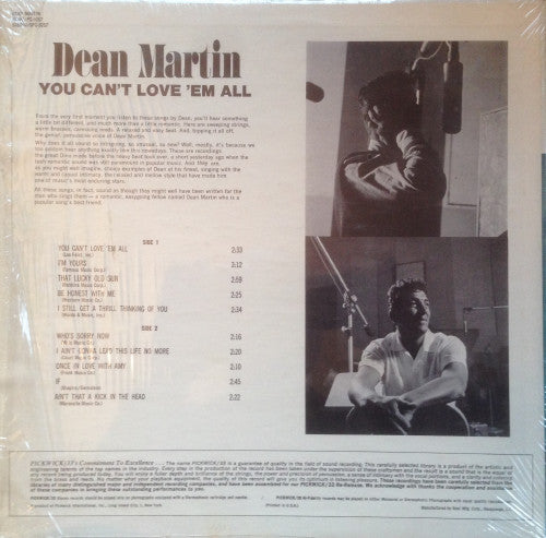 Dean Martin - You Can't Love 'Em All