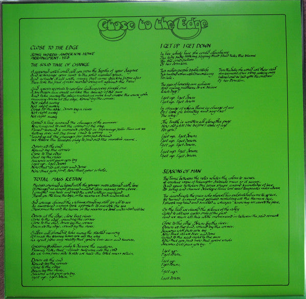 Yes - Close To The Edge