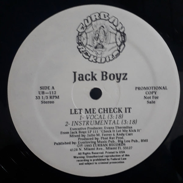 Jack Boyz - Let Me Check It