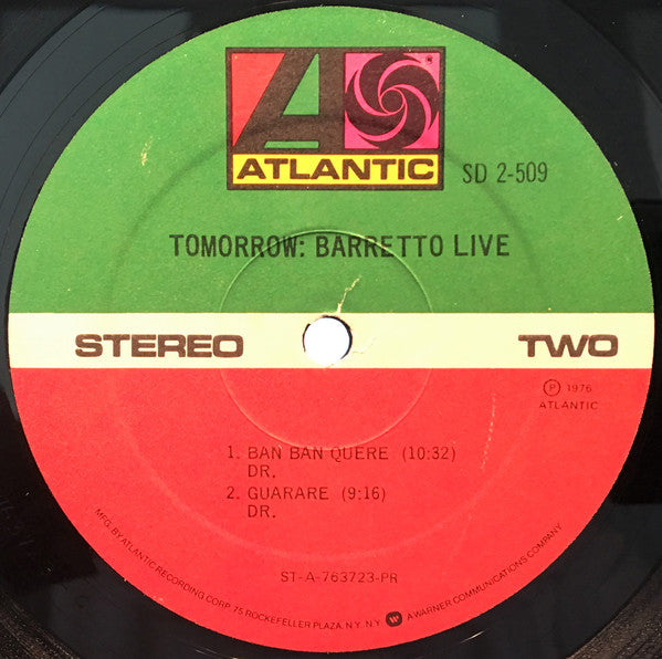 Ray Barretto - Tomorrow: Barretto Live