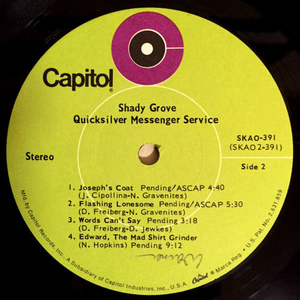 Quicksilver Messenger Service - Shady Grove