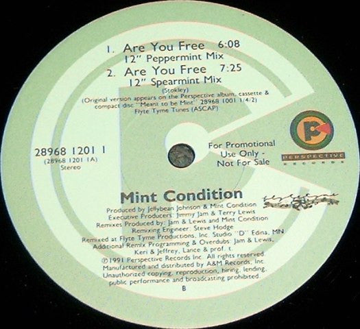 Mint Condition - Are You Free