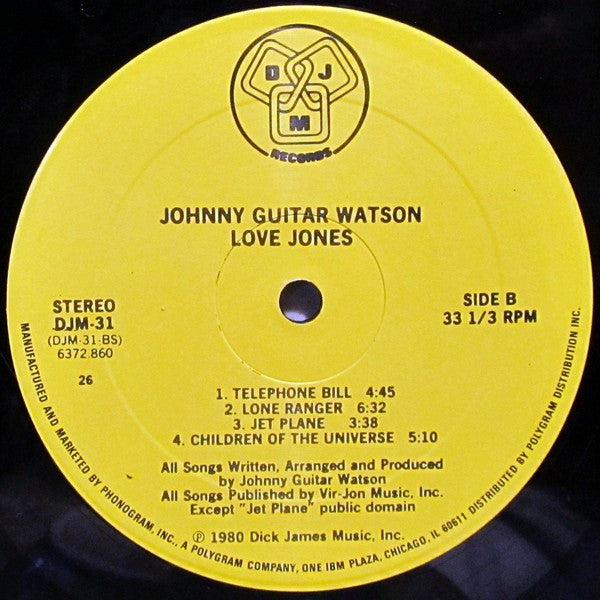 Johnny Guitar Watson - Love Jones