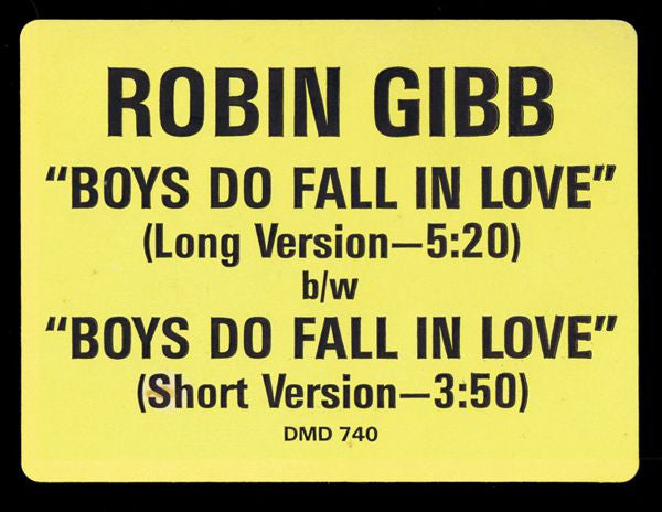 Robin Gibb - Boys Do Fall In Love