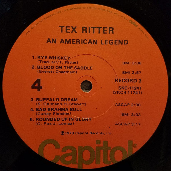 Tex Ritter - An American Legend