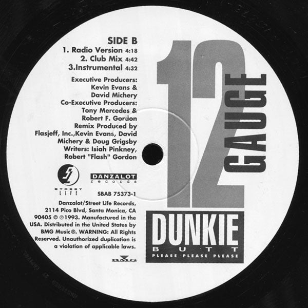 12 Gauge - Dunkie Butt (Please Please Please)