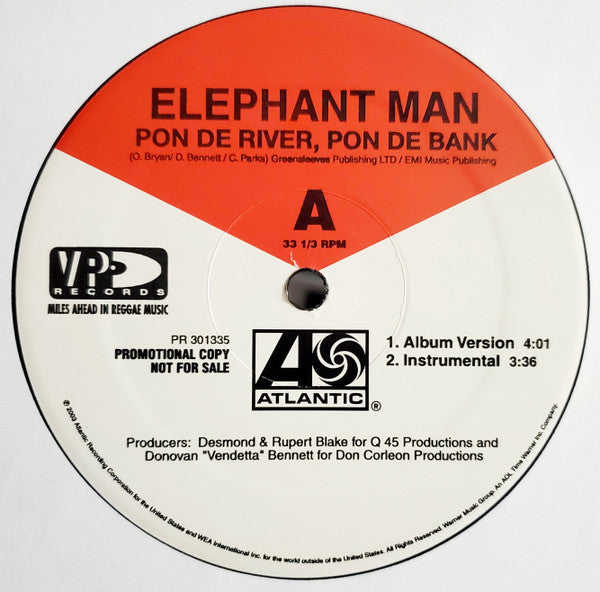 Elephant Man - Pon De River, Pon De Bank / All Out