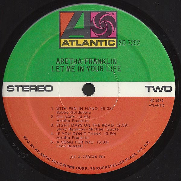 Aretha Franklin - Let Me In Your Life