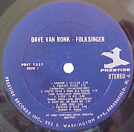 Dave Van Ronk - Folksinger