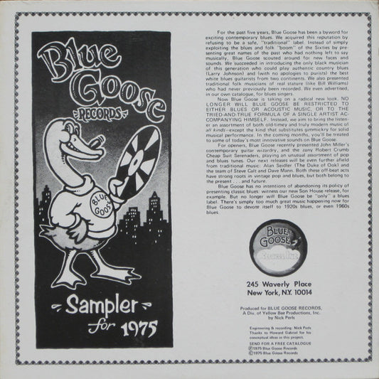 Various - Blue Goose Sampler