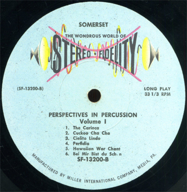 Perspectives In Percussion: Volume 1