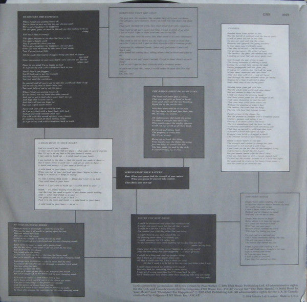 The Style Council - My Ever Changing Moods