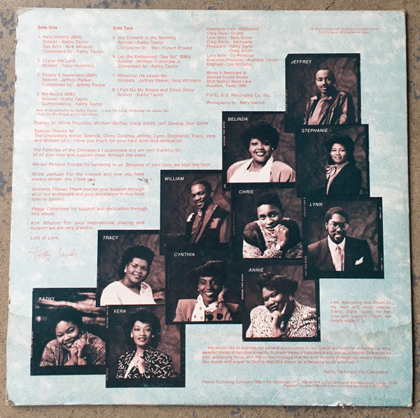 Kathy Taylor and the Choraleers - He's Worthy