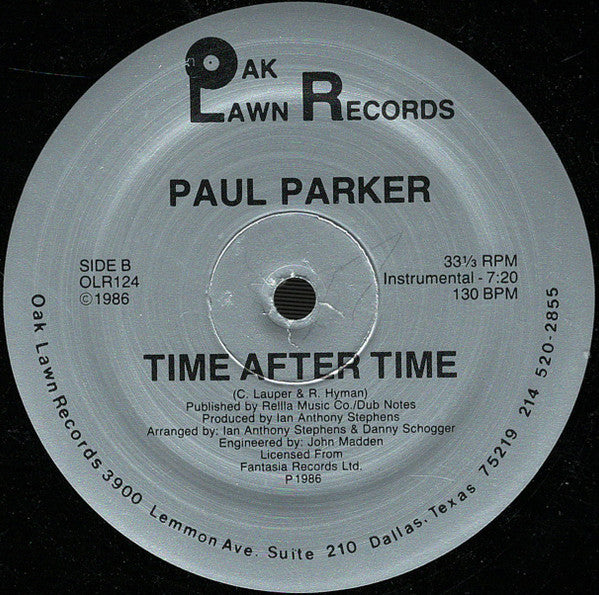 Paul Parker - Time After Time