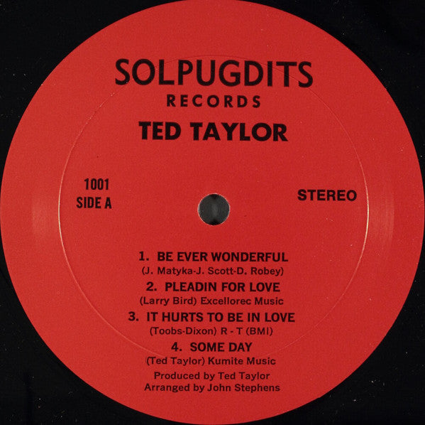 Ted Taylor - Be Ever Wonderful