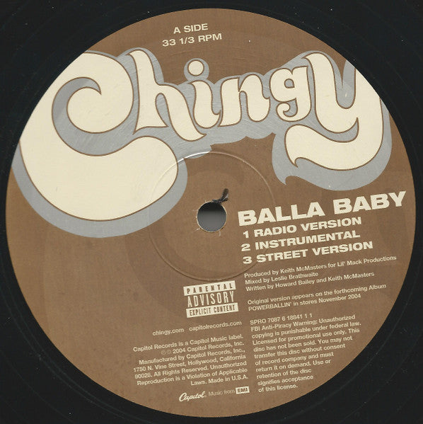 Chingy - Balla Baby / Fall-N