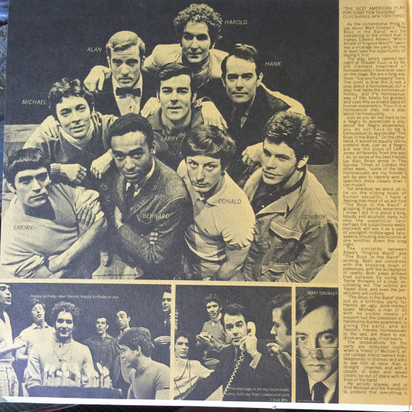 Mart Crowley's - The Boys In The Band (The Original Broadway Cast Album)