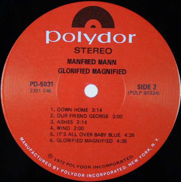 Manfred Mann's Earth Band - Glorified Magnified
